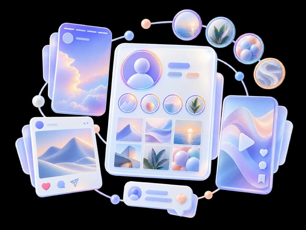 Instagram public content viewing features illustration